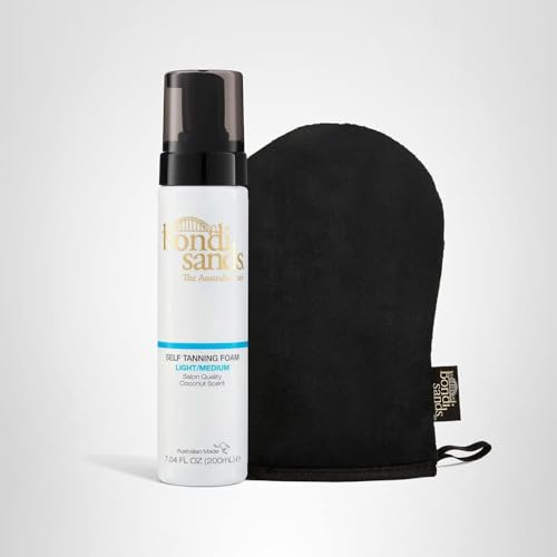 Bondi Sands flawless bronze glow after application ready to show.