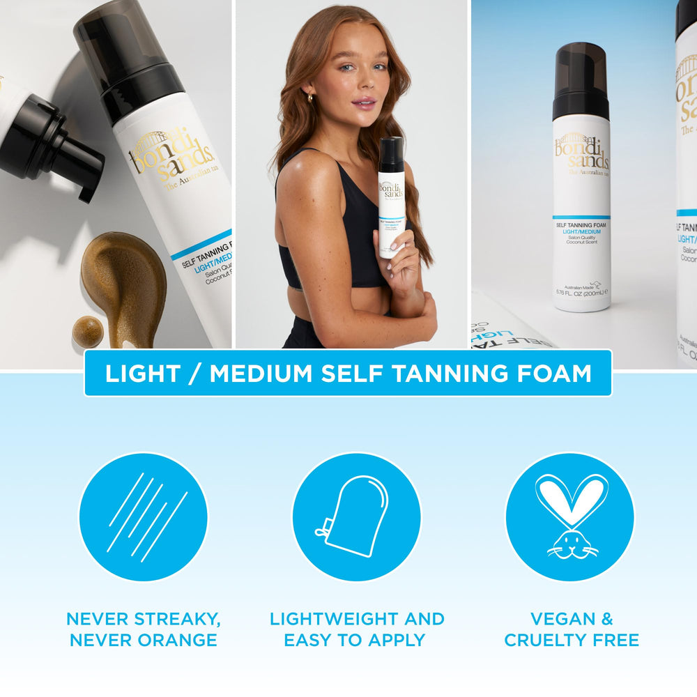 Bondi Sands one-hour tint development for a lighter bronze.