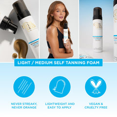 Bondi Sands one-hour tint development for a lighter bronze.