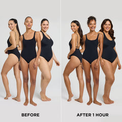 Bondi Sands Ultra Express Foam dispensing action demonstrates easy, even application.