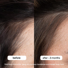 BondiBoost HG conditioner bottle close-up for smoother strands