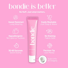 BONDIE low-cut top hold provides secure coverage during movement.