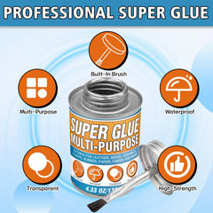 Bondtech Super Glue dries clear to preserve the item’s appearance