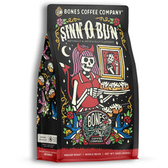 Bones Coffee Cinnamon Roll whole bean for versatile grinding and brewing
