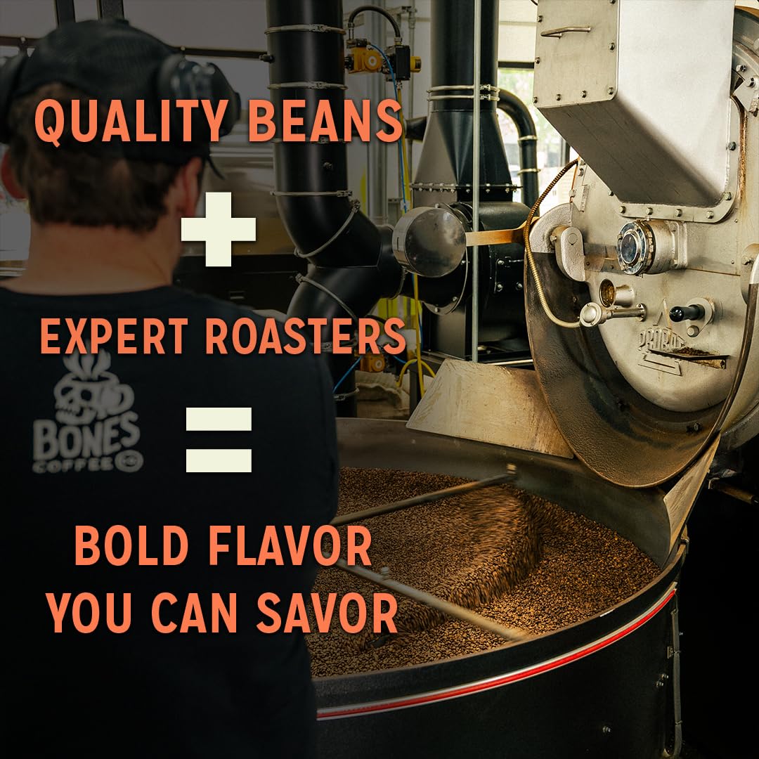Bones Coffee S'morey Time 12 oz bag for long-lasting freshness.