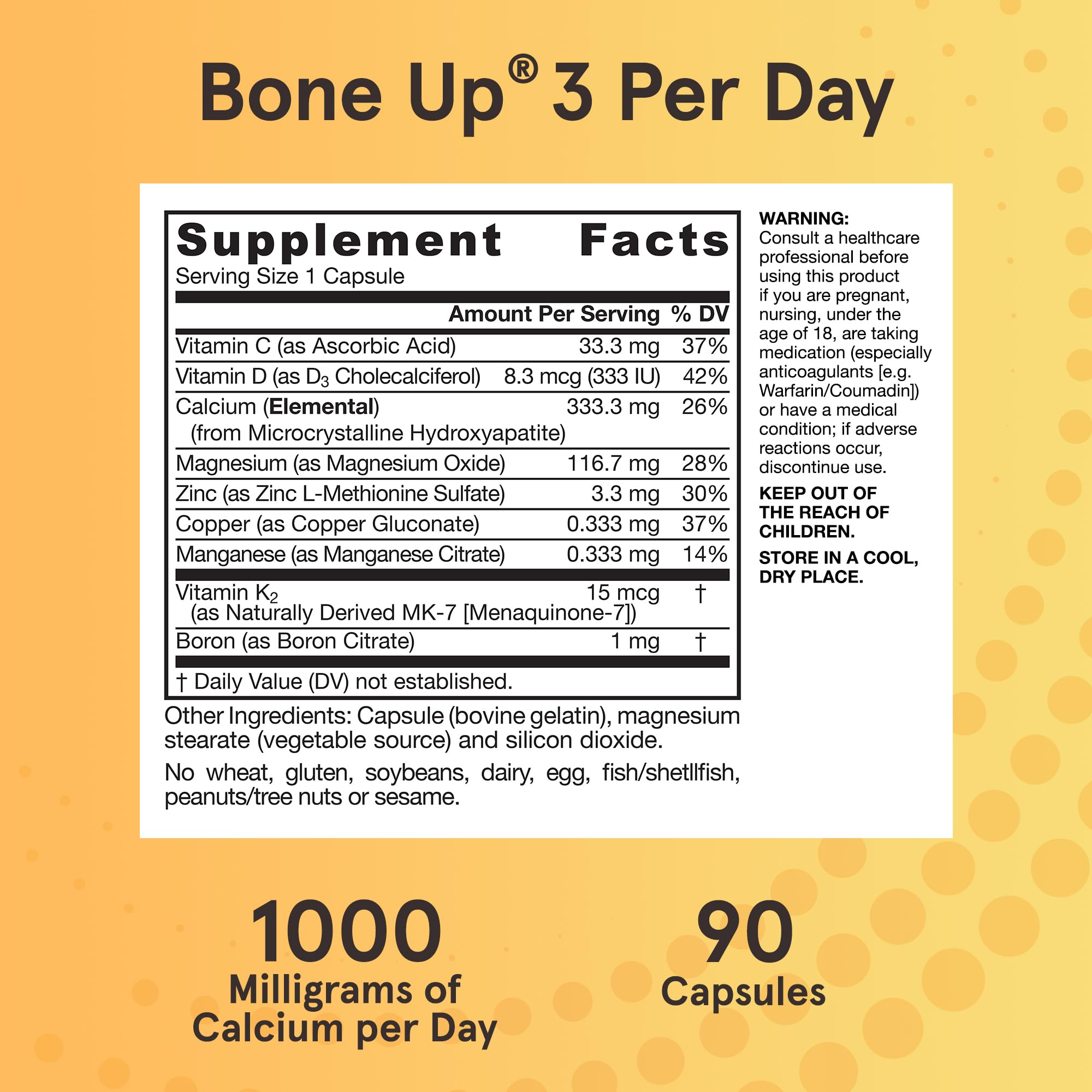 Boron and trace minerals visible in BoneUp supplement image