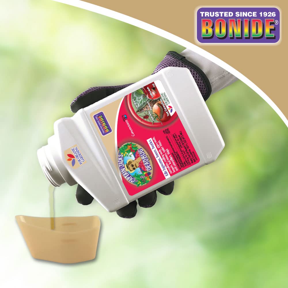 Bonide Captain Jack's Deadbug Brew reduces spider mites on leafy crops