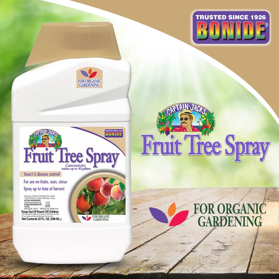 Protects against aphids, mites, beetles on fruit trees