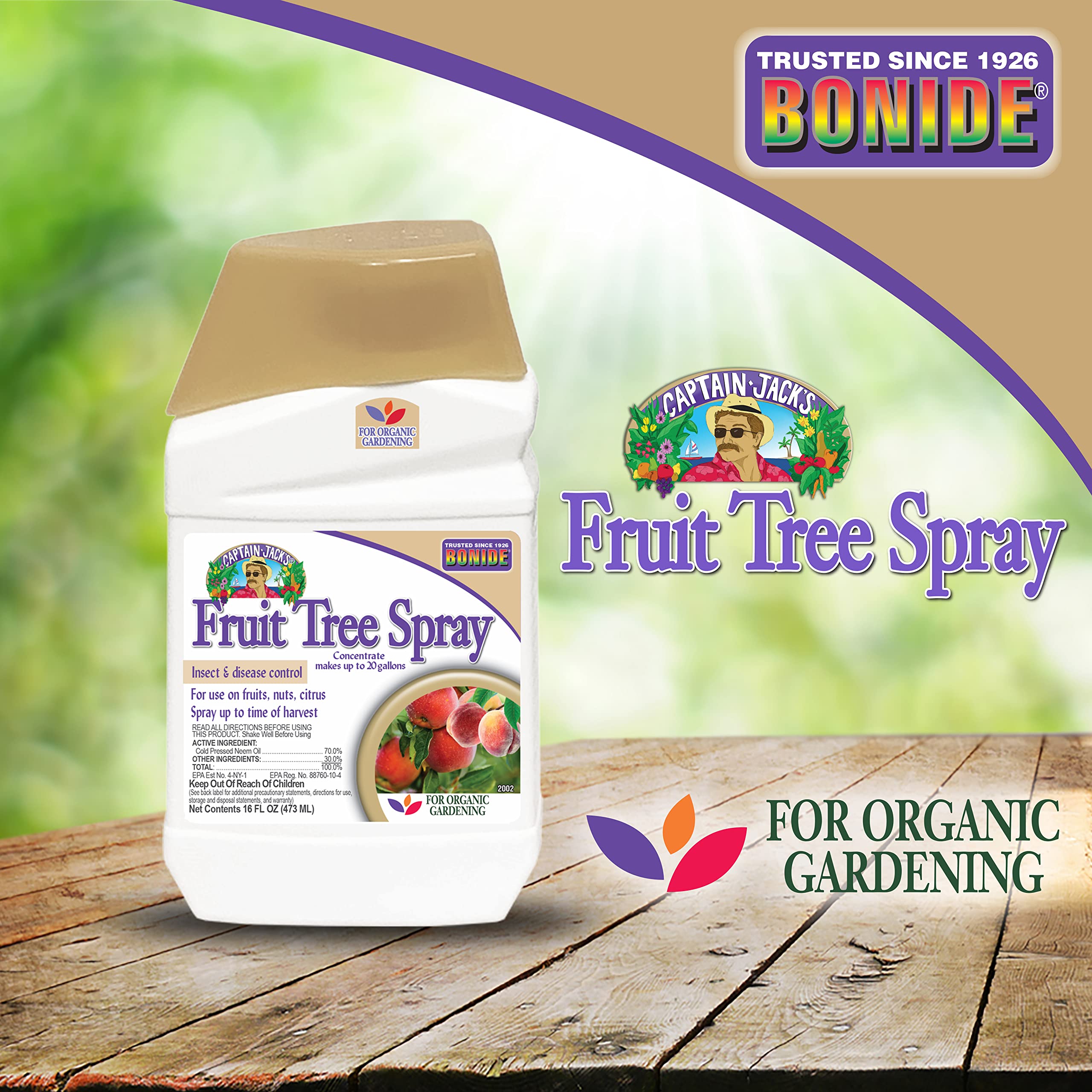 Bonide Captain Jack's Fruit Tree Spray ready-to-mix concentrate.