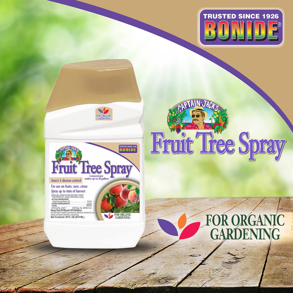 Bonide Captain Jack's Fruit Tree Spray ready-to-mix concentrate.
