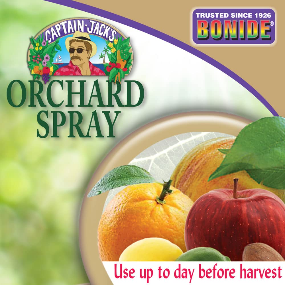 Bonide Captain Jack's citrus fruit nut spray suitable for many crops.