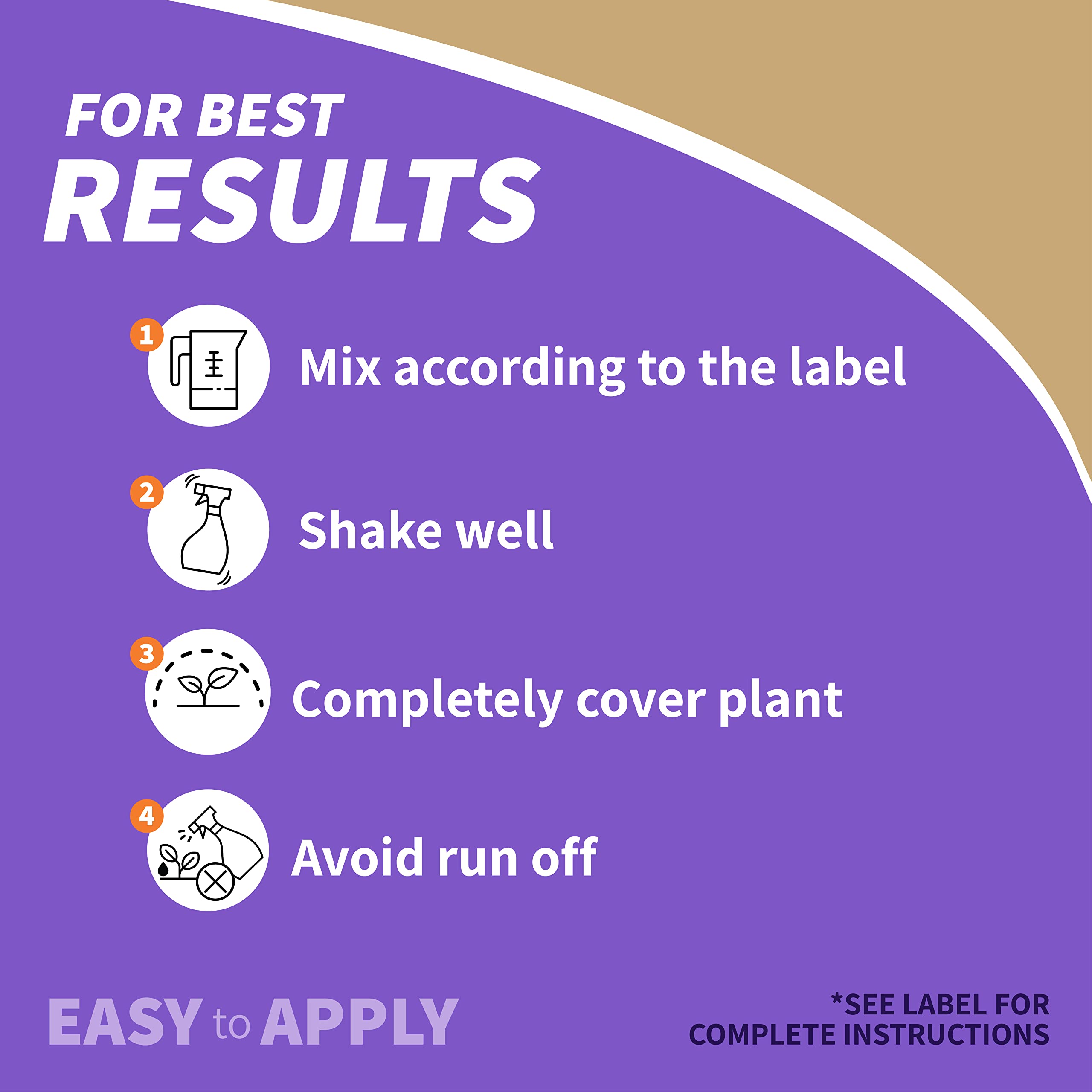 Indoor houseplants receive NeemMax spray for light pest management.