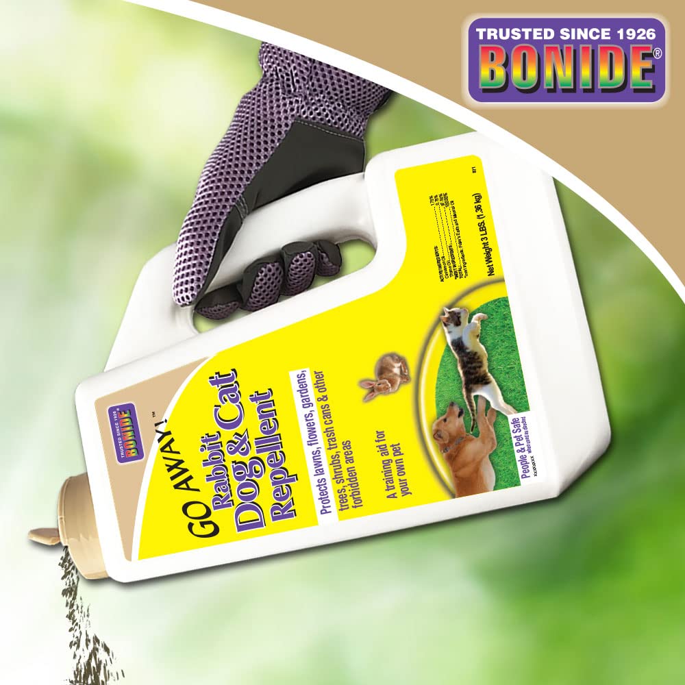 Bonide Go Away! Outdoor use demonstration for yard protection