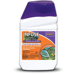 Bonide Infuse Systemic Disease Control bottle protecting lawn from fungal diseases