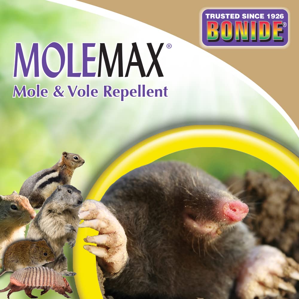 Bonide MOLEMAX lasts up to three months between applications