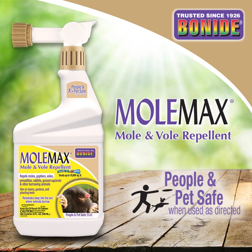 Bonide MOLEMAX deep-soil penetration protecting root zones