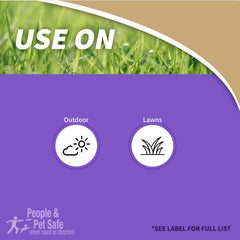 Bonide MOLEMAX ready-to-spray bottle applying to lawn for burrower deterrence