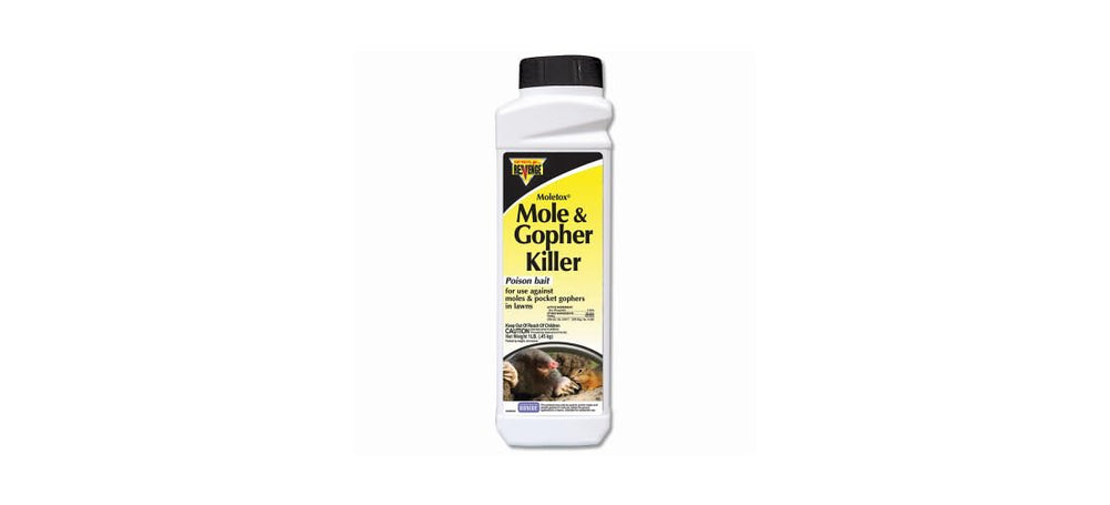 Bonide Moletox offers excellent bait acceptance among lawn pests.