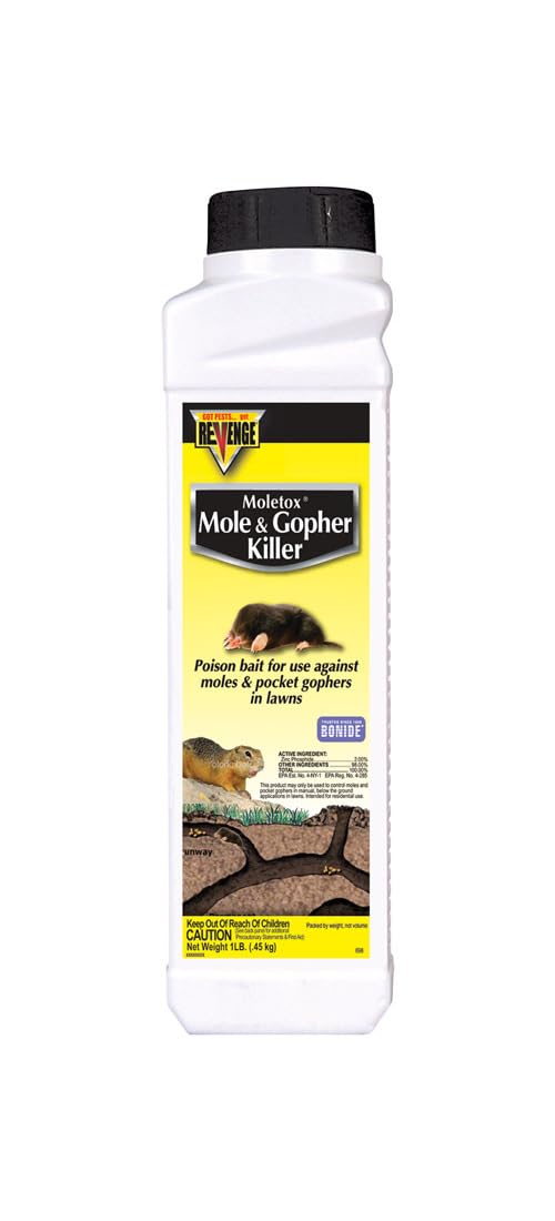 Bonide Moletox protects fall planted flower bulbs by surrounding them with bait.