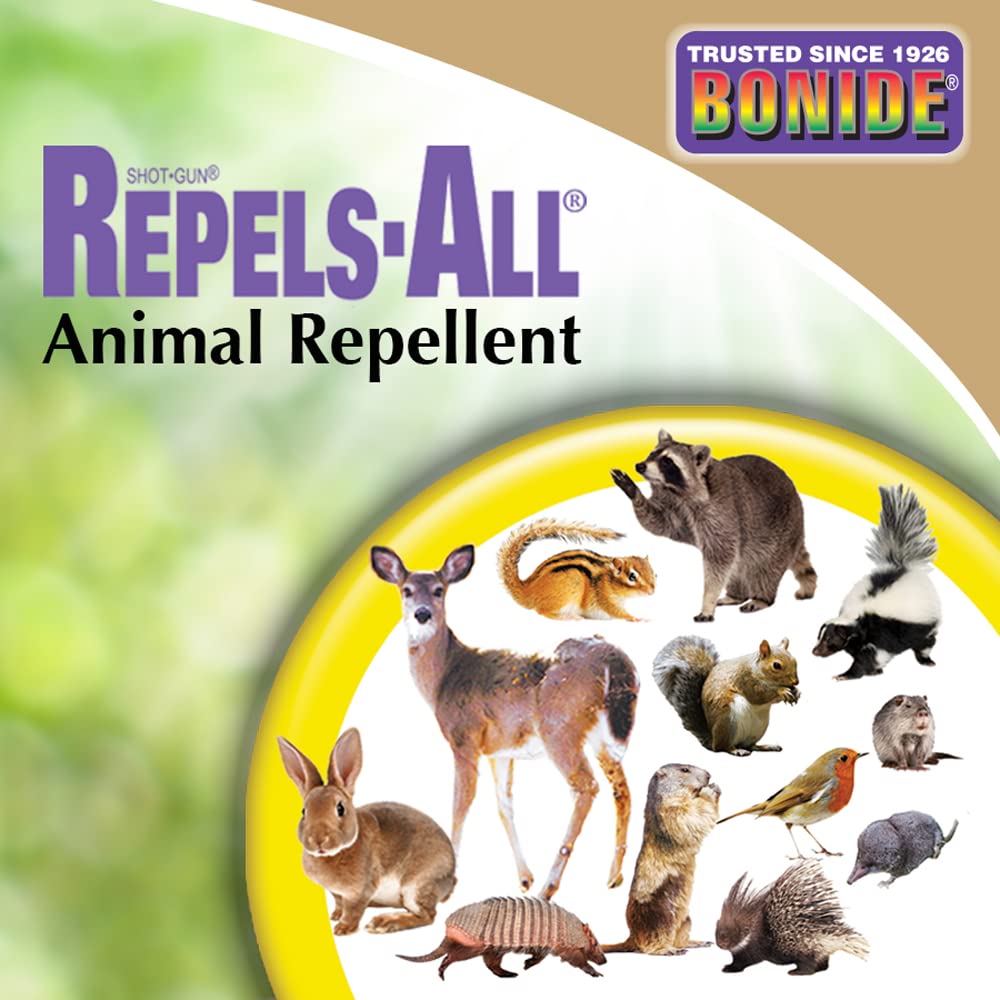 Bonide Repels-All deer and rabbit deterrent reduces garden visits