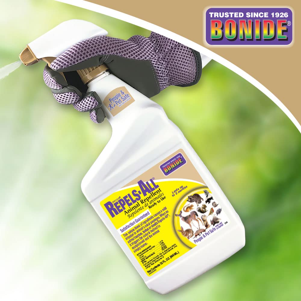 Bonide Repels-All safe for people and pets when used as directed