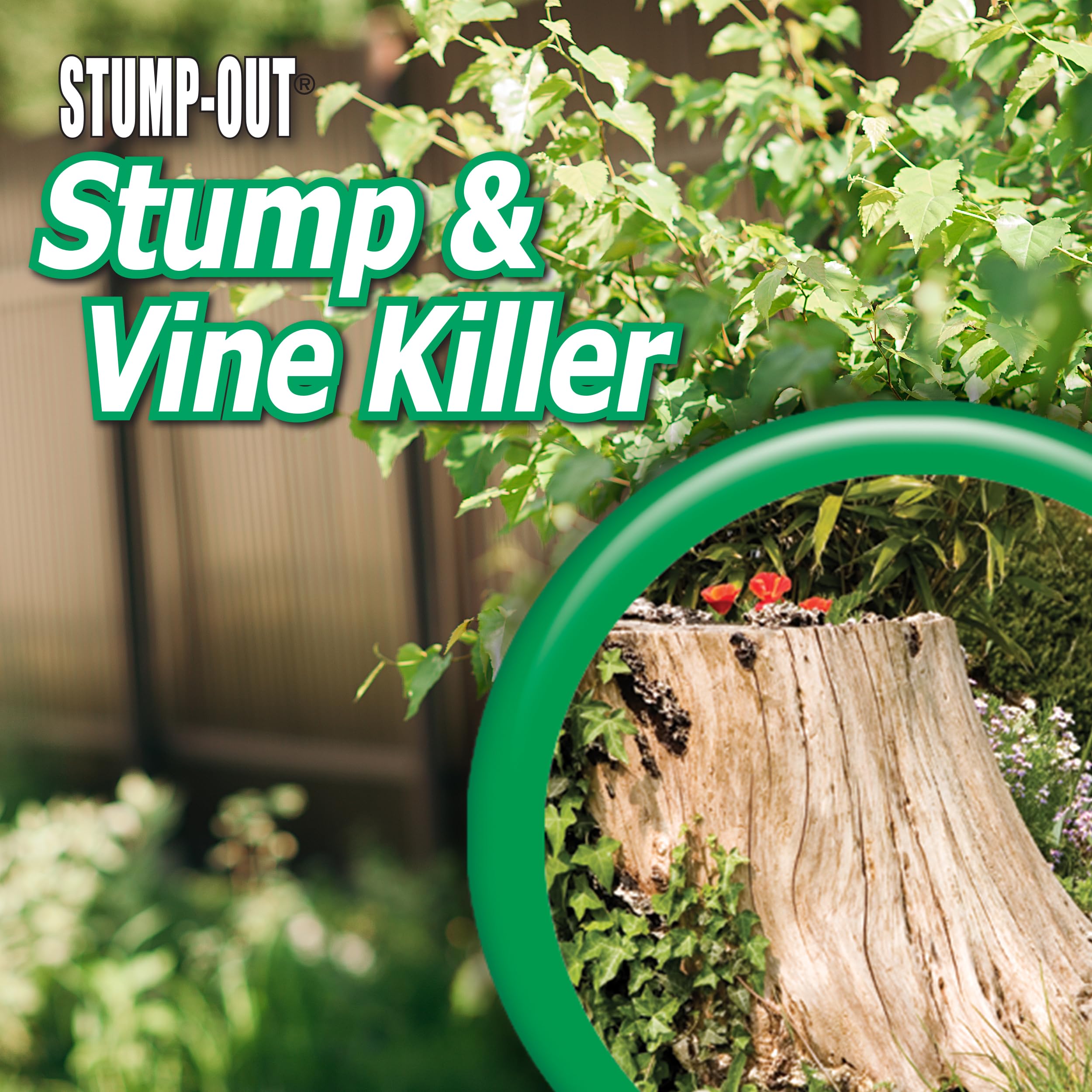 Bonide Stump-Out helps manage poison oak and poison ivy where labeled