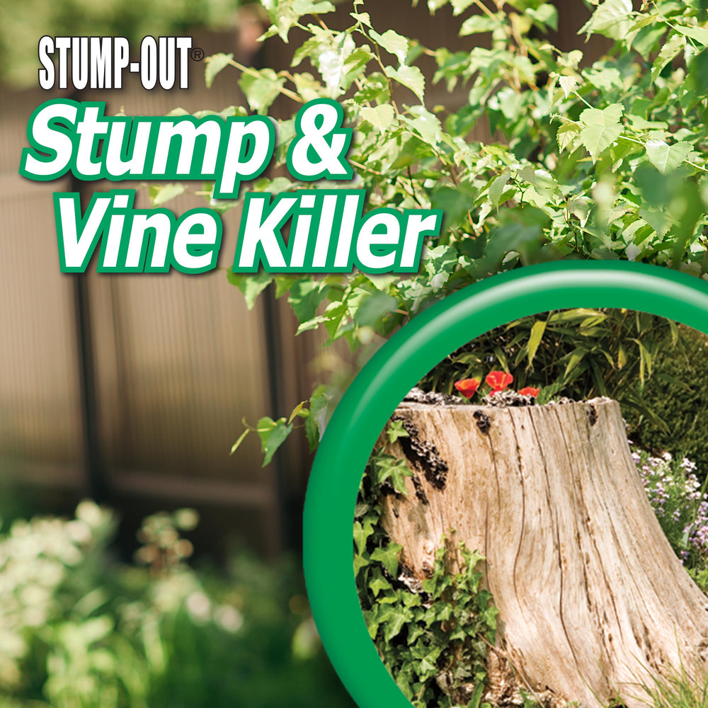 Bonide Stump-Out helps manage poison oak and poison ivy where labeled