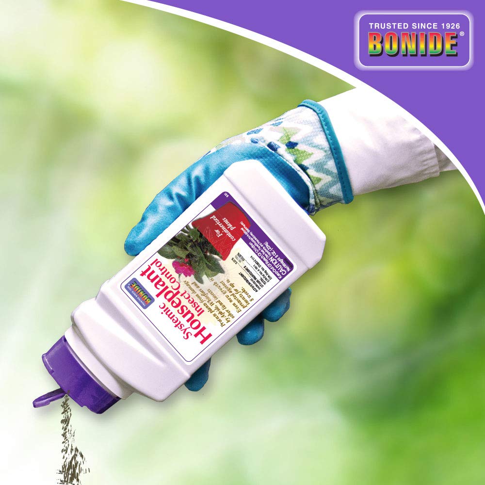 Bonide Systemic Insect Control offers low odor indoors for comfortable use.