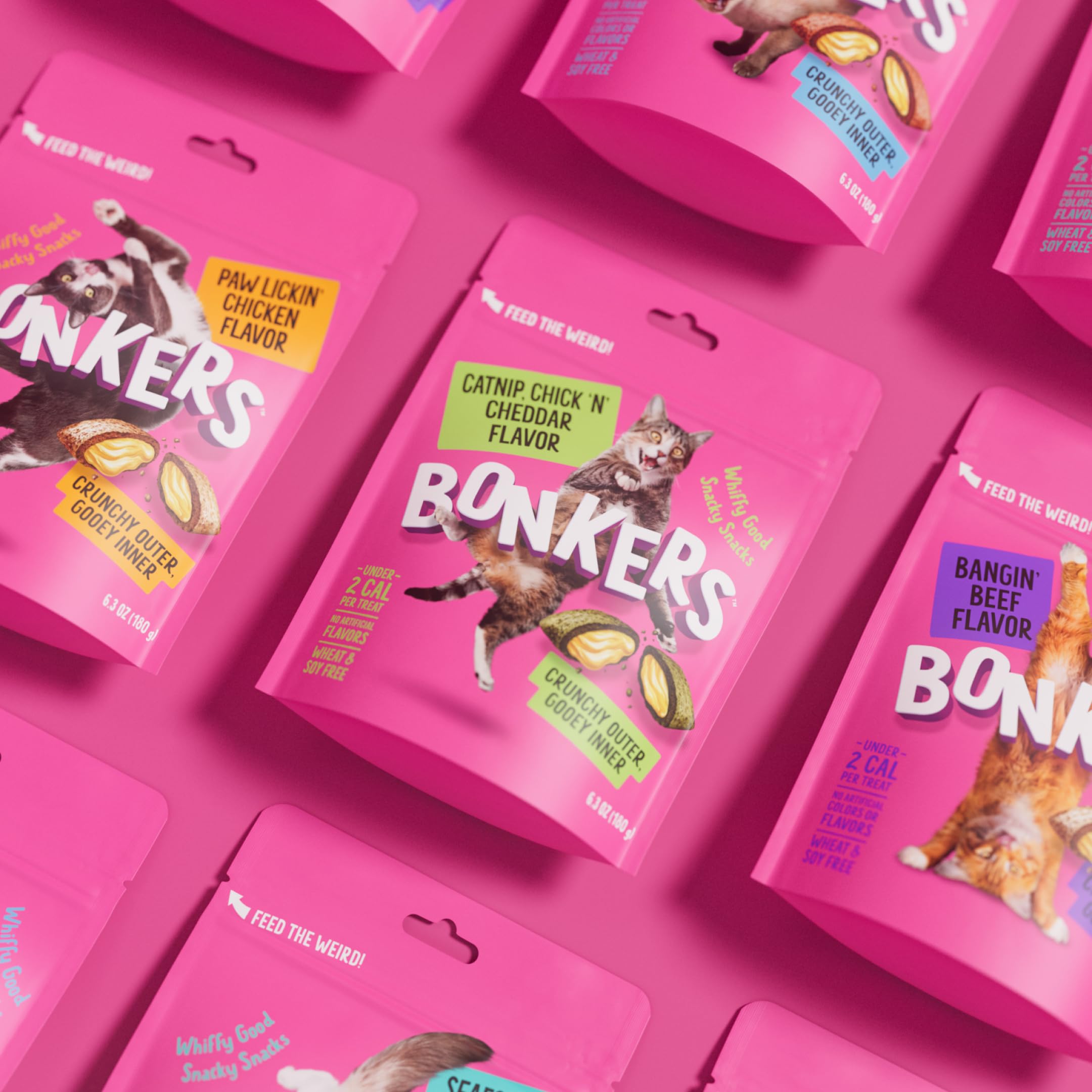 Cœur fondant Bonkers Bites, bouchée adaptée à chaque dégustation