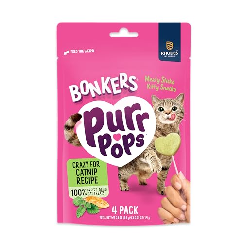 Bonkers Purrpops 52-piece value pack provides a long-lasting training or treat option.