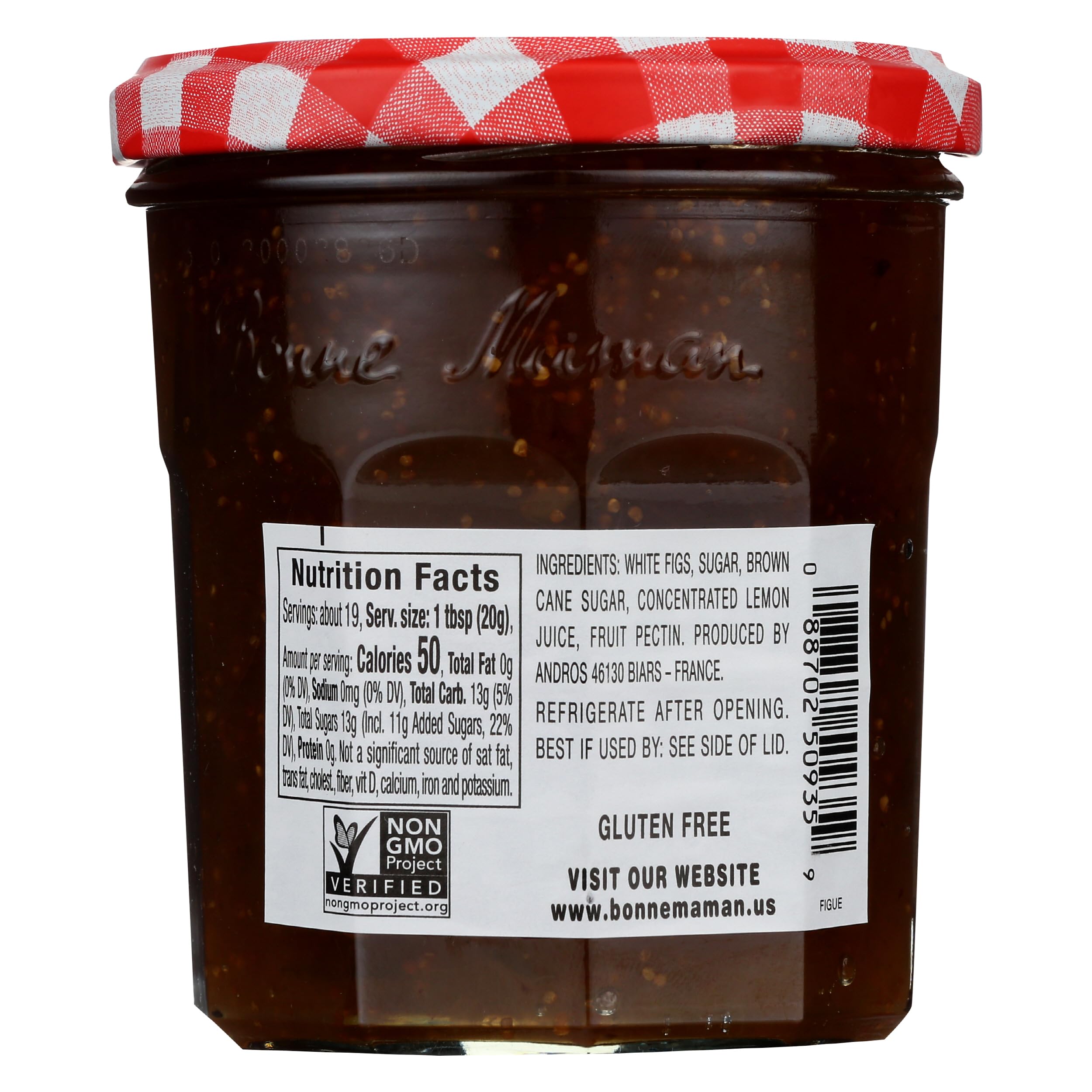 Bonne Maman Fig Preserve on a cheese board for a balanced bite.