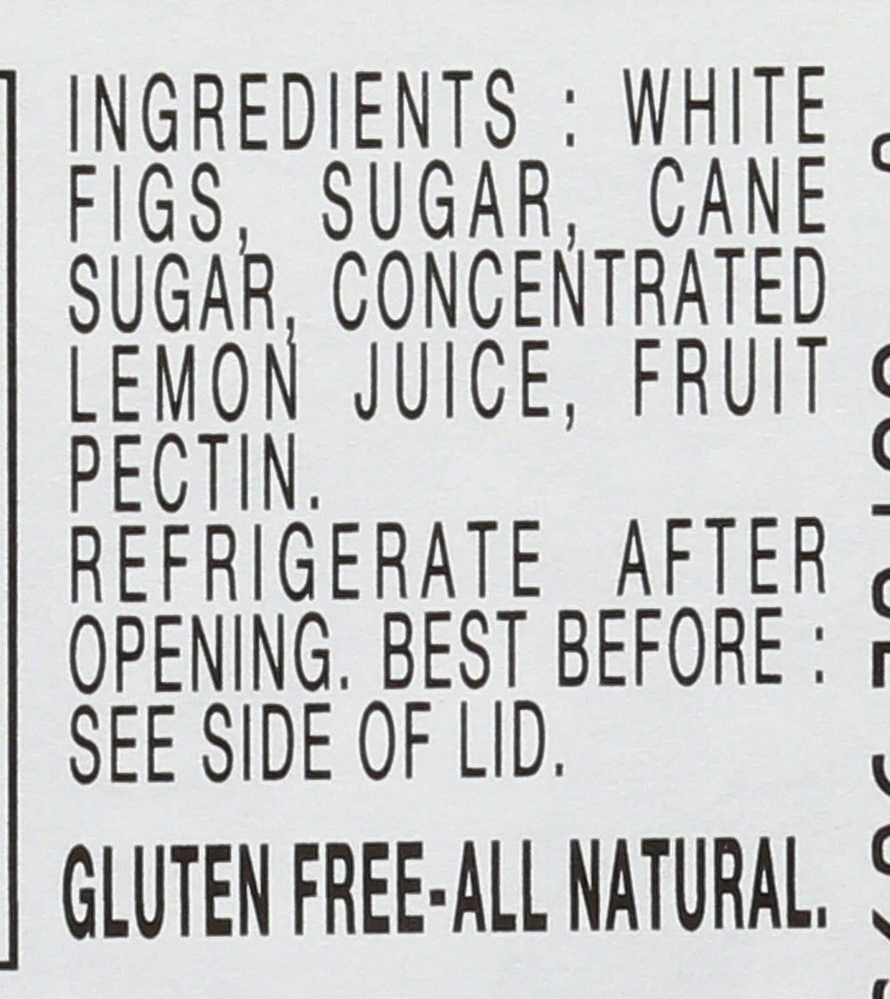 Bonne Maman Fig Preserve as a dessert topping on ice cream.