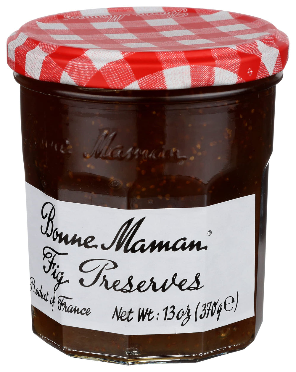 Bonne Maman Fig Preserve topping yogurt for a fruity aroma.