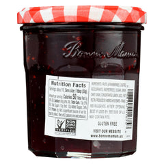 Bonne Maman pours over pancakes showing a versatile breakfast topping.