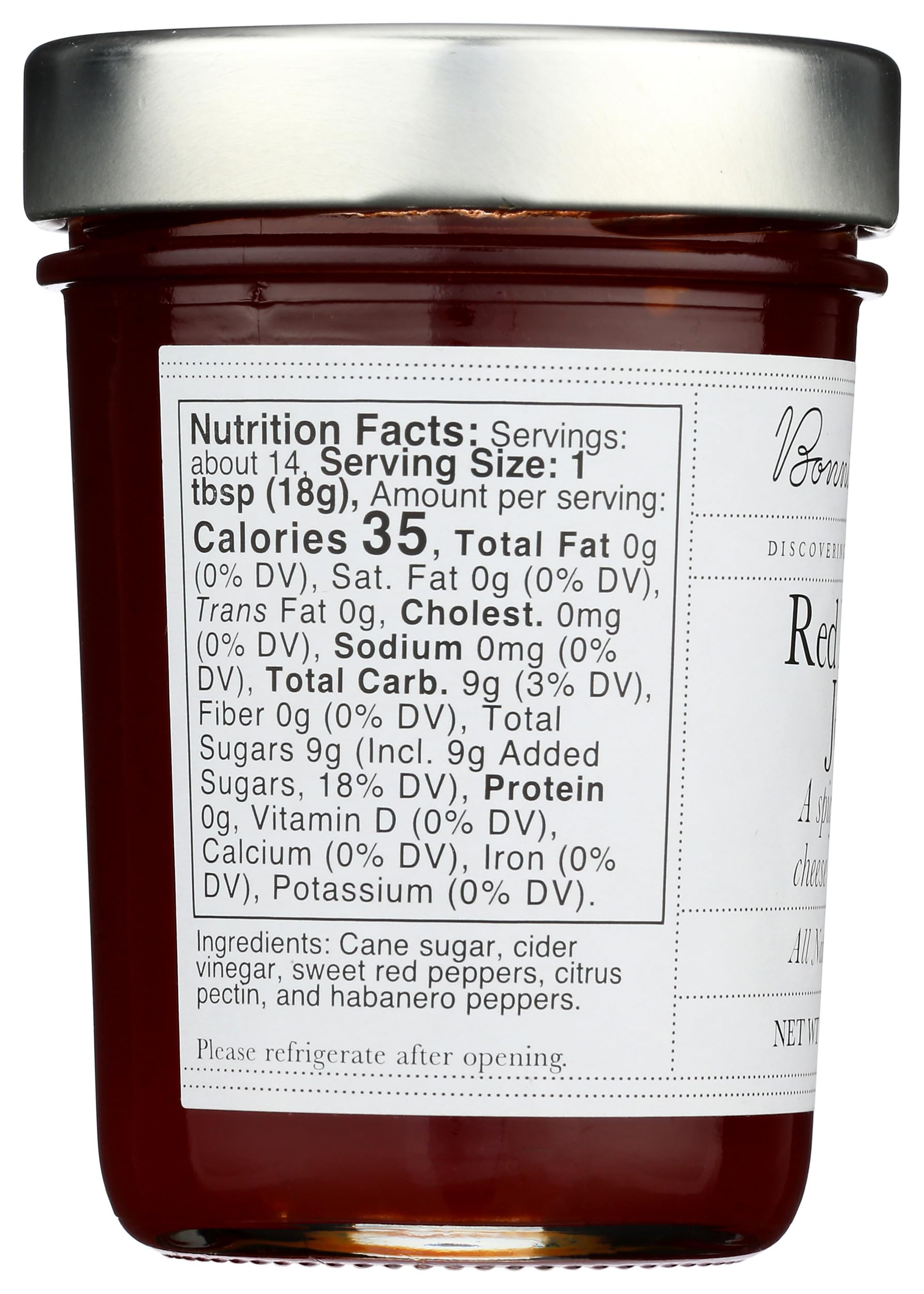 Bonnie's Jams Red Pepper Jelly with crackers to boost flavor.
