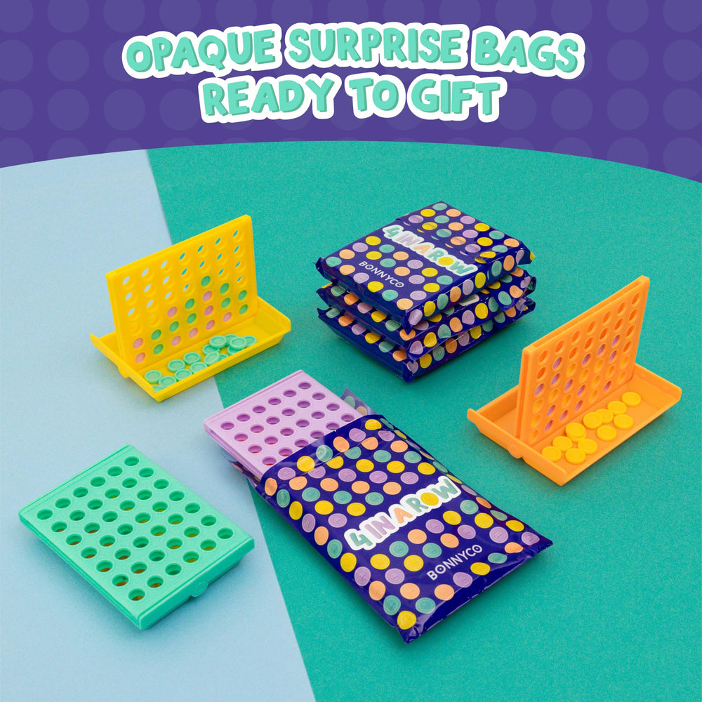 BONNYCO 4 in a Row suits ages 5+, portable and kid-friendly.