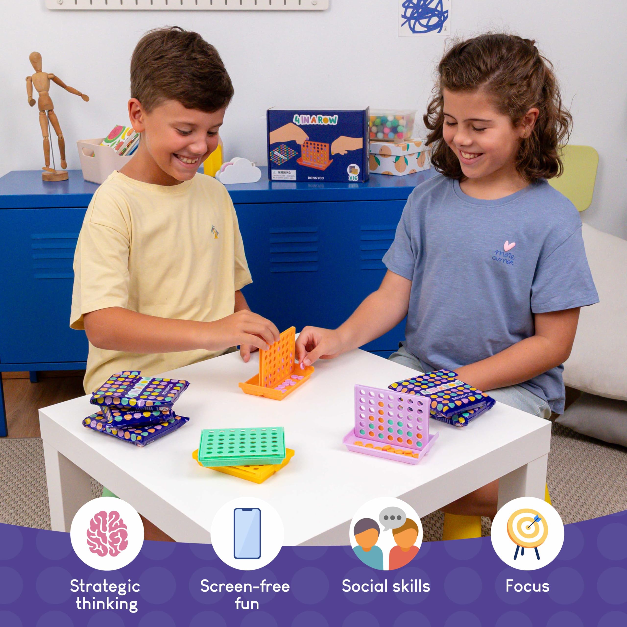 BONNYCO screen-free play encourages face-to-face interaction.