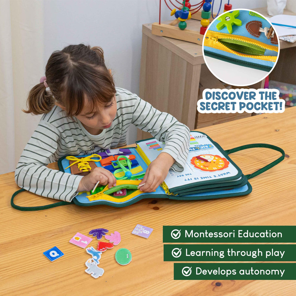 BONNYCO Busy Board colors-shapes: helps beginners recognize colors and shapes.