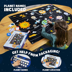 BONNYCO Sun and Moon felt figures for space storytelling.
