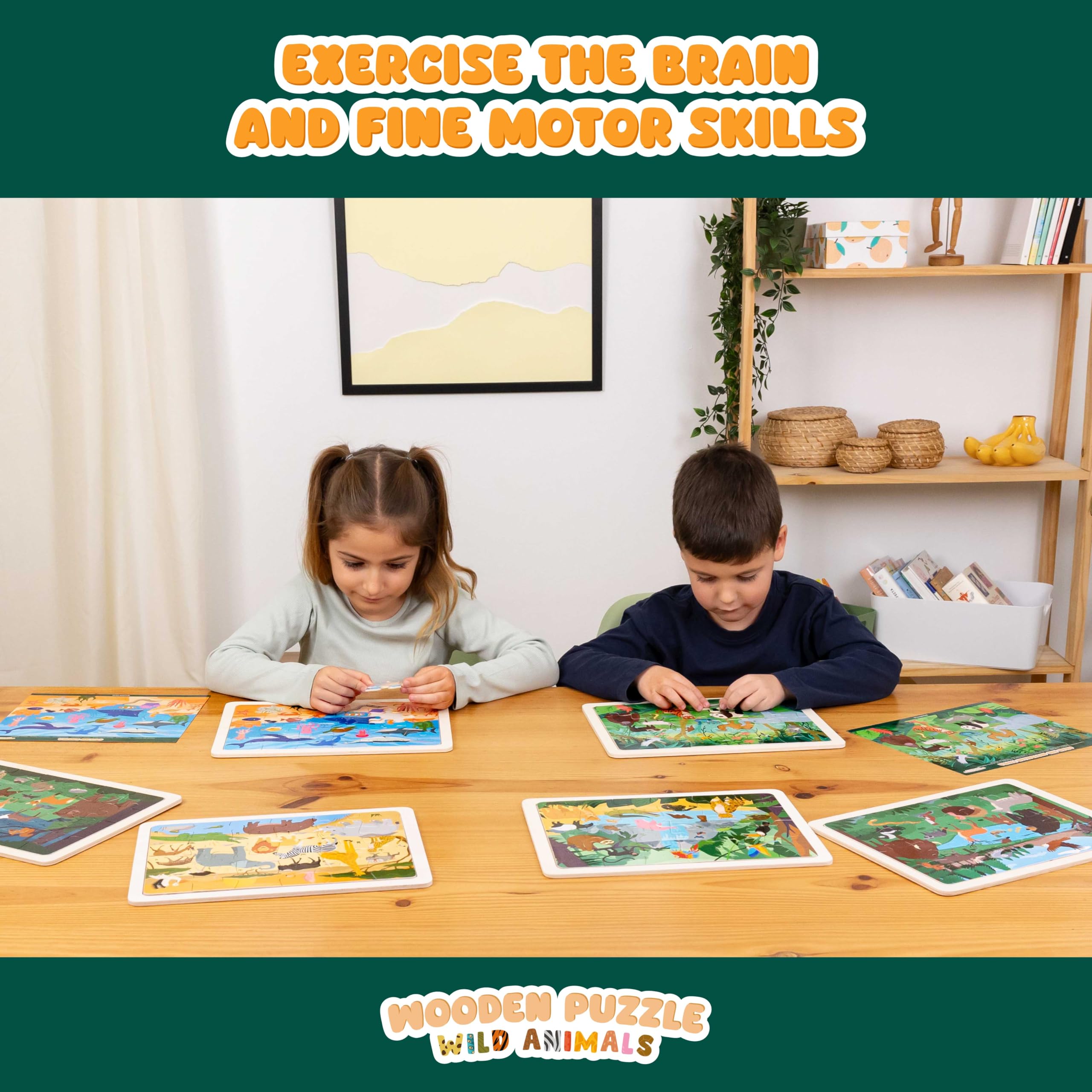 BONNYCO puzzle board edges – sturdy frame guides placement and reduces slips