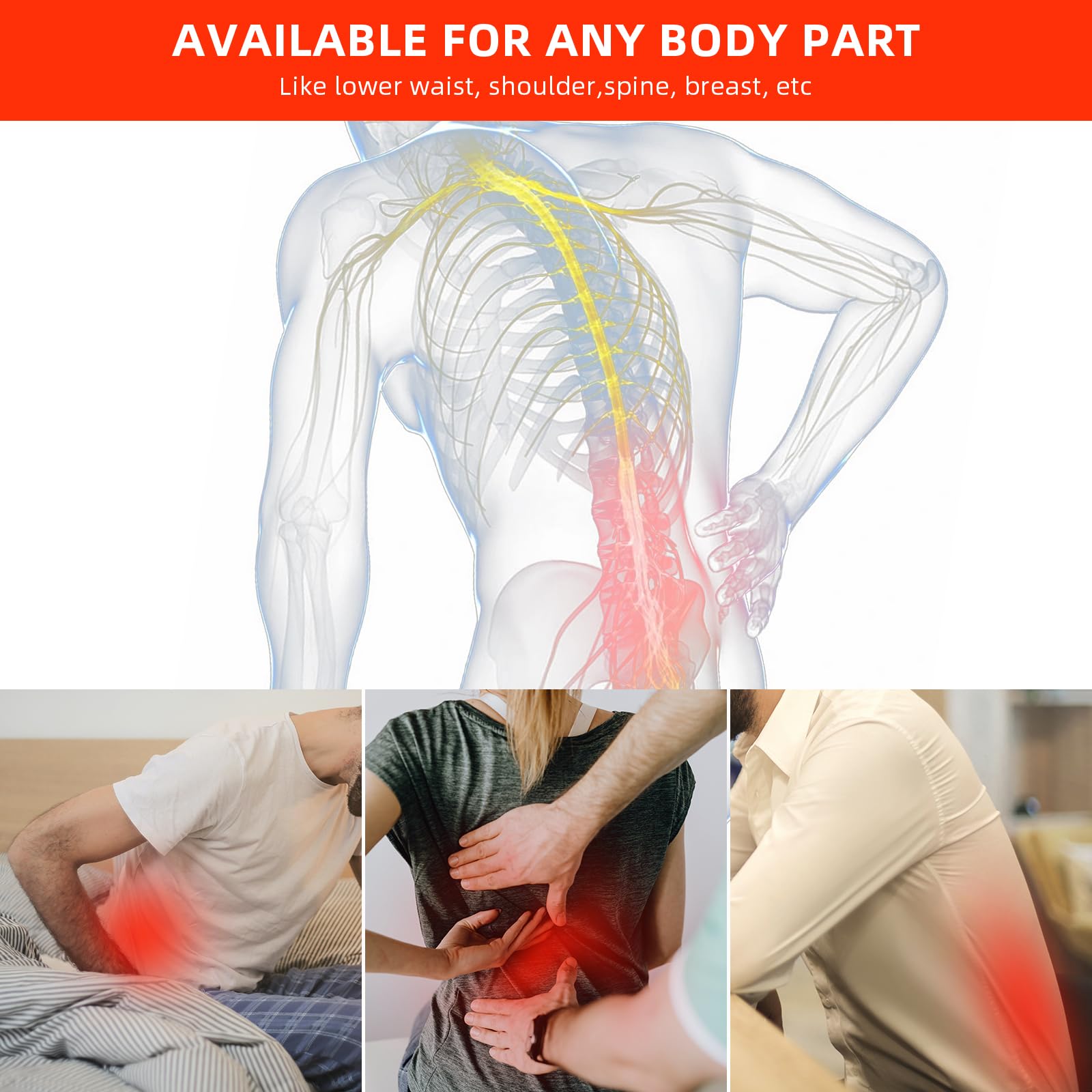 bonodave red light therapy pad shoulder eases tension with warmth