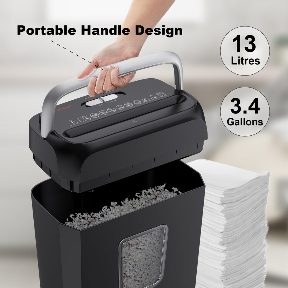 Bonsaii C237-B credit card shredding feature demonstrated