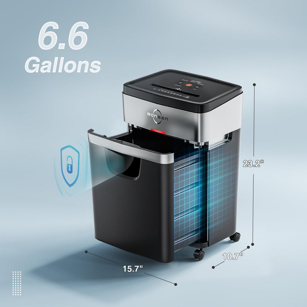 BONSEN S3104 cooling system in action, supports 60-minute shredding.