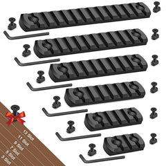 Bontok single Picatinny rail 3-slot setup for modular attachments