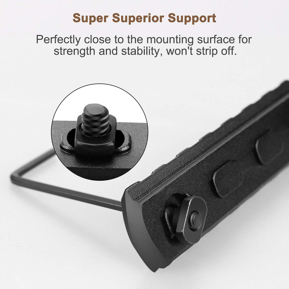 Bontok 7-slot rail supports multiple tools while staying lightweight