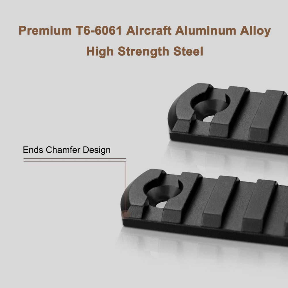 Bontok 9-slot Picatinny rail offers balanced capacity and alignment