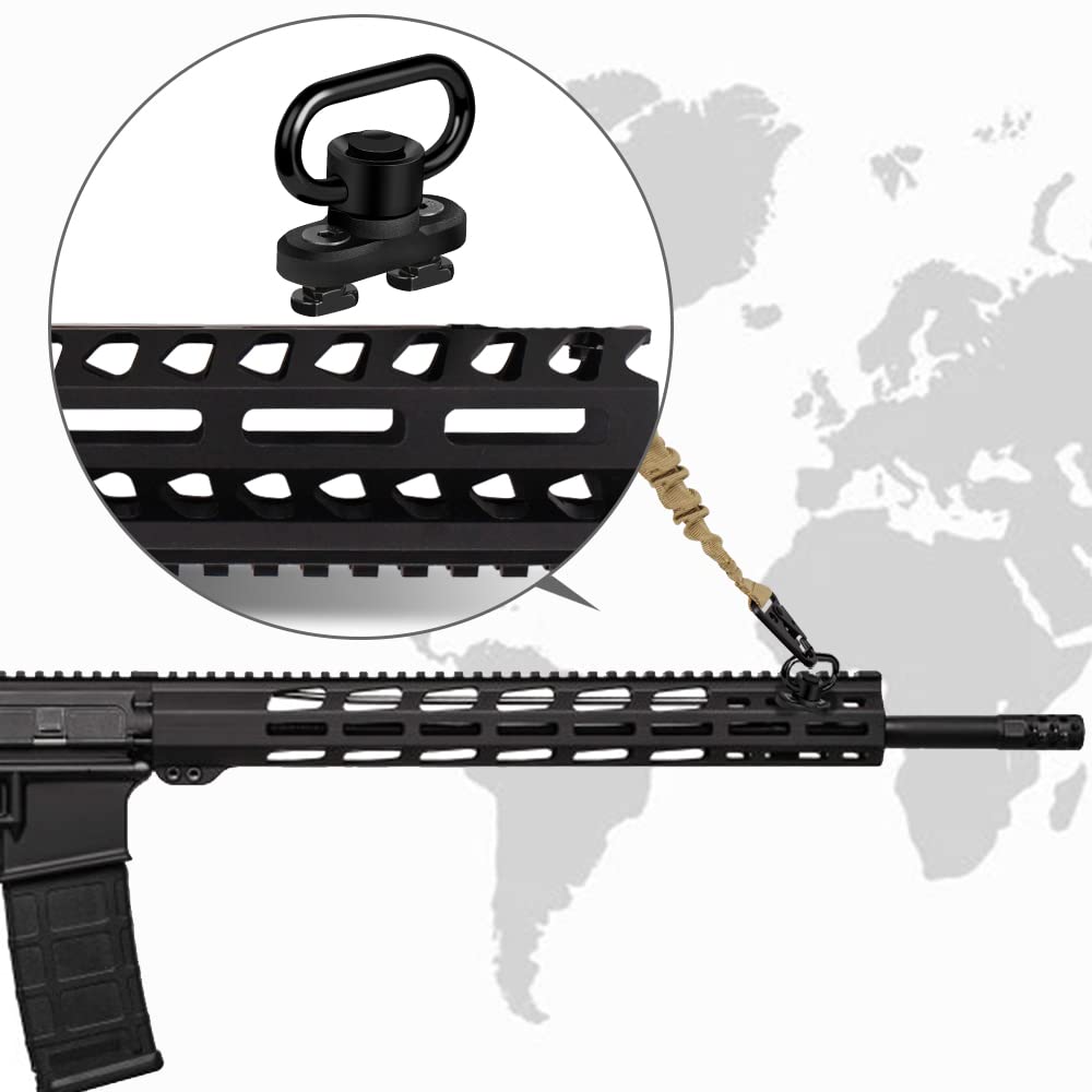 Bontok sling mount features precise machining and anodized finish.