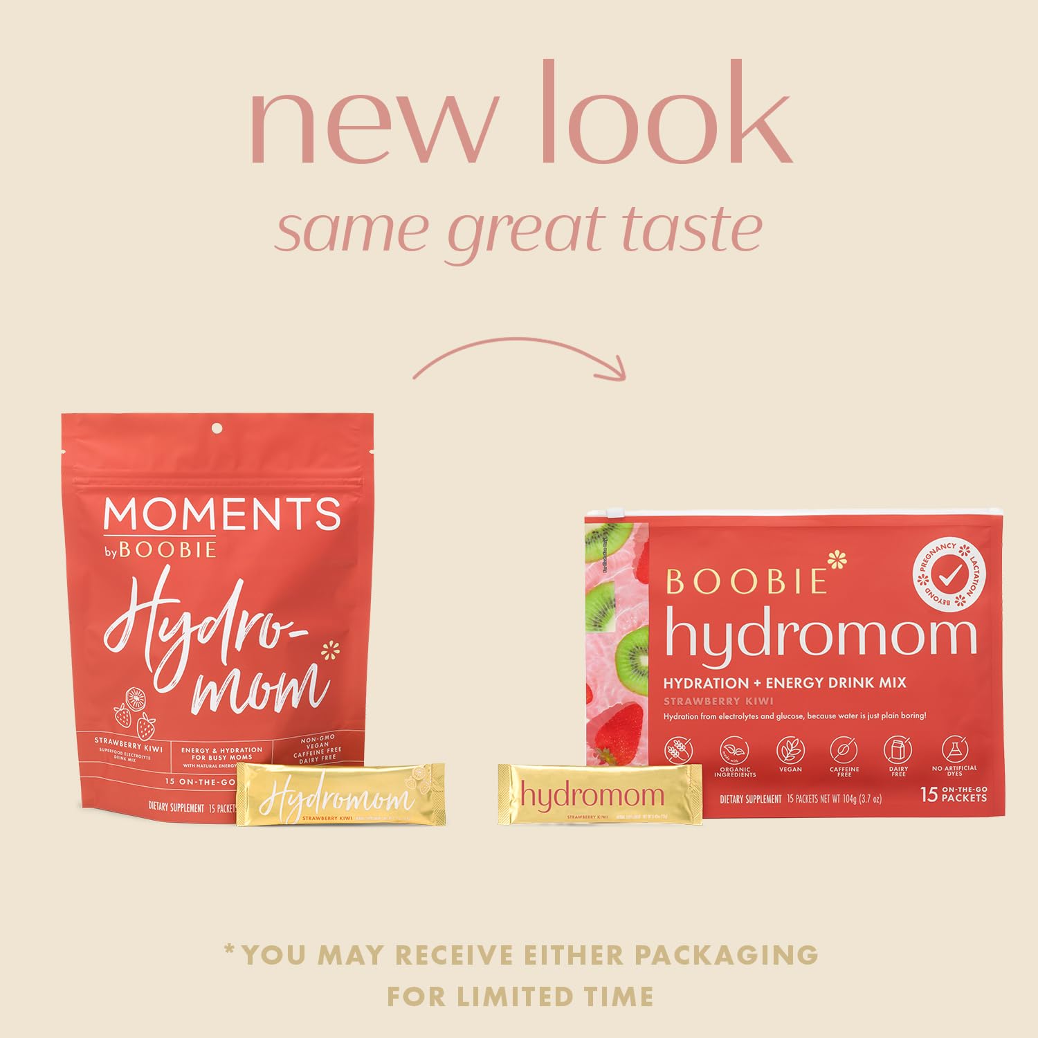 Travel pack of Hydromom ready for moms during trips
