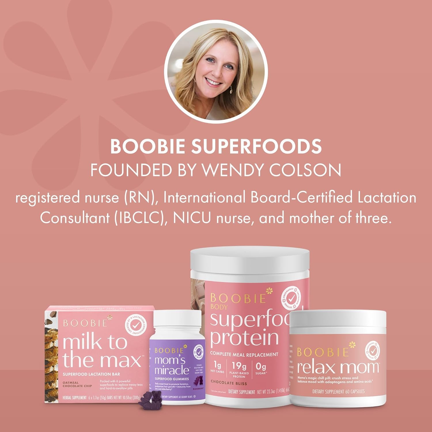 Boobie Kitchen-ready Bar on the counter for a convenient mom snack.