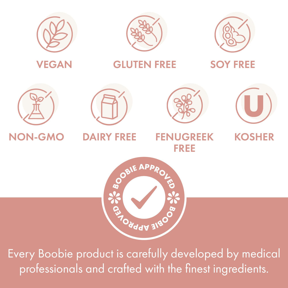 USA-made claim and kosher certification on Boobie bar